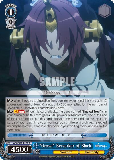 "Growl" Berserker of Black