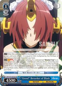 "Growl" Berserker of Black (SR)