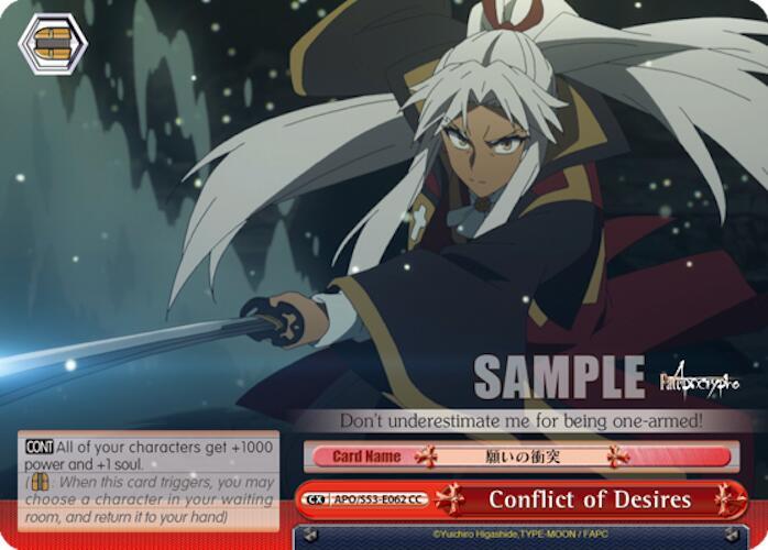 Conflict of Desires