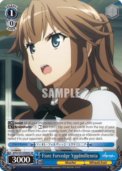 Fiore Forvedge Yggdmillennia (SR) - Fate/Apocrypha - Weiss Schwarz