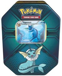 Triple Effect Tin [Vaporeon] from SM - Guardians Rising Pokemon card image