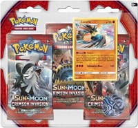 Crimson Invasion 3 Pack Blister [Lucario] from SM - Crimson Invasion Pokemon card image