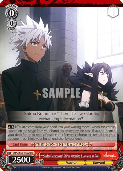 "Shadow Maneuvers" Shirou Kotomine & Assassin of Red