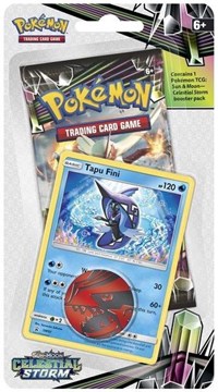 Celestial Storm Single Pack Blister [Tapu Fini] from SM - Celestial Storm Pokemon card image