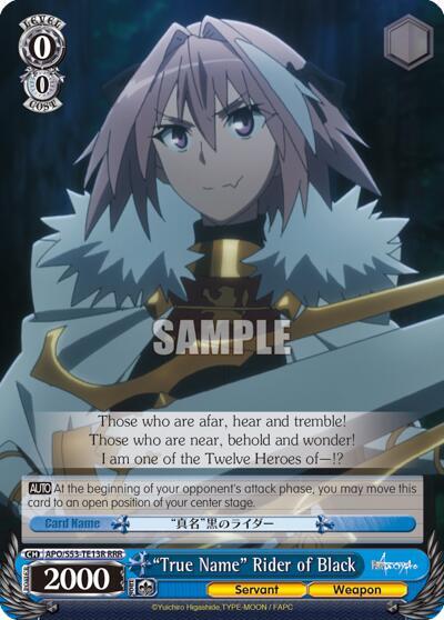 "True Name" Rider of Black (RRR)