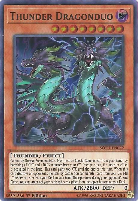 Yu-Gi-Oh! Thunder Dragon Thunderstormech – Ultra Rare 1st Edition From Duel Power Set - View #4
