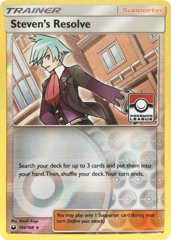 Steven's Resolve - 145/168 (Pokemon League) 145/168 from League & Championship Cards