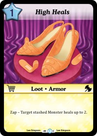 High Heals - Munchkin CCG Fashion Furious trading card