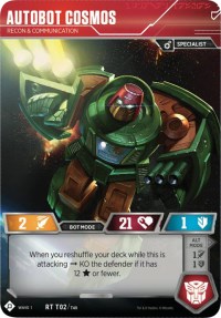 Autobot Cosmos - Recon & Communication