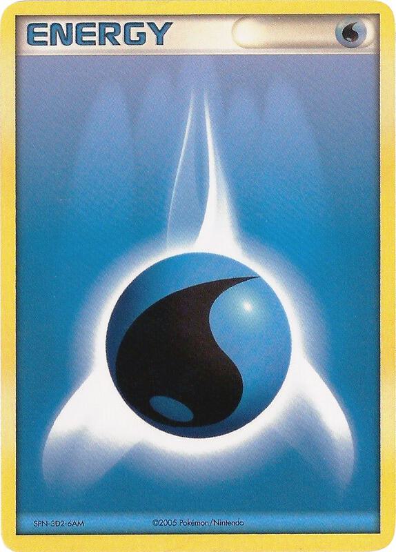 Water Energy (2005 Unnumbered)  from League & Championship Cards