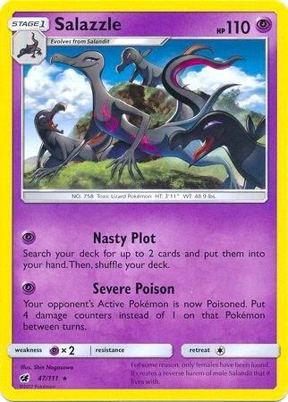 Salazzle - 47/111 (SM Crimson Invasion) 047/111 from Deck Exclusives
