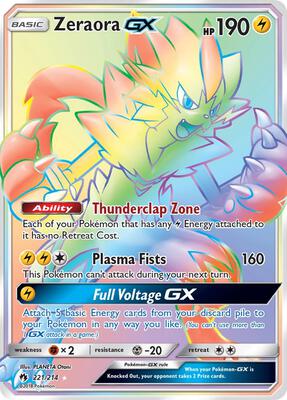 レインボー 雷神　tarantura Zeraora GX (Secret) - SM - Lost Thunder - Pokemon - TCGplayer.com