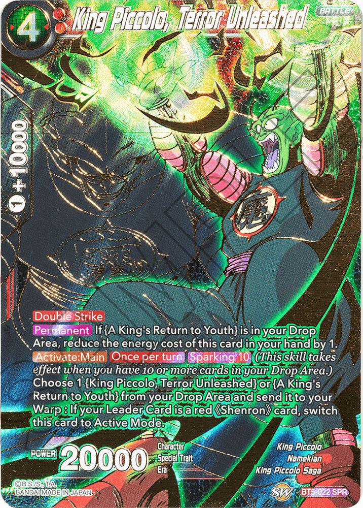 King Piccolo, Terror Unleashed (SPR) - Miraculous Revival - Dragon
