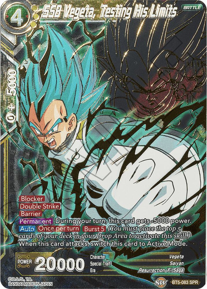 SSB Vegeta, Testing His Limits (SPR) - Miraculous Revival - Dragon