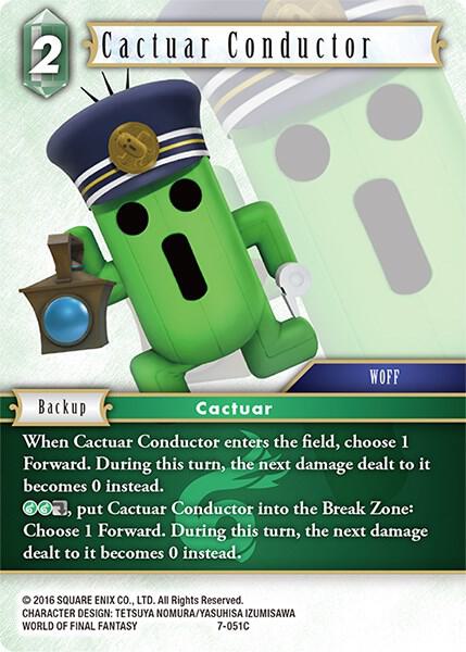 Cactuar Conductor - Opus VII - Final Fantasy TCG - TCGplayer.com