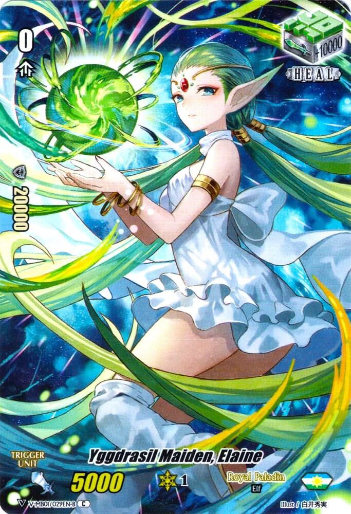 Yggdrasil Maiden, Elaine (Full Art) - V-MB01: PSYqualia Strife