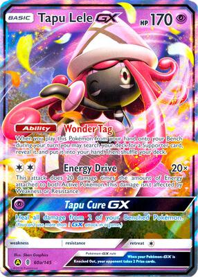 Tapu Lele GX - 60a/145 - Alternate Art Promos - Pokemon