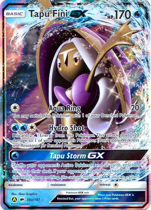 Tapu Fini GX - 39a/147 039a/147 from Alternate Art Promos