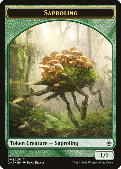 Saproling Wurm Double Sided Token
