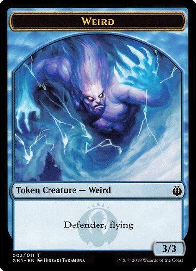 Weird Goblin Double Sided Token