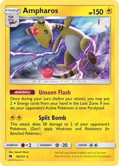 Ampharos - 78/214 (SM Lost Thunder) 078/214 from Deck Exclusives