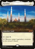 MTG サイン入りプレイマット カラカス/karakas Karakas Playmat - Original Magic Art