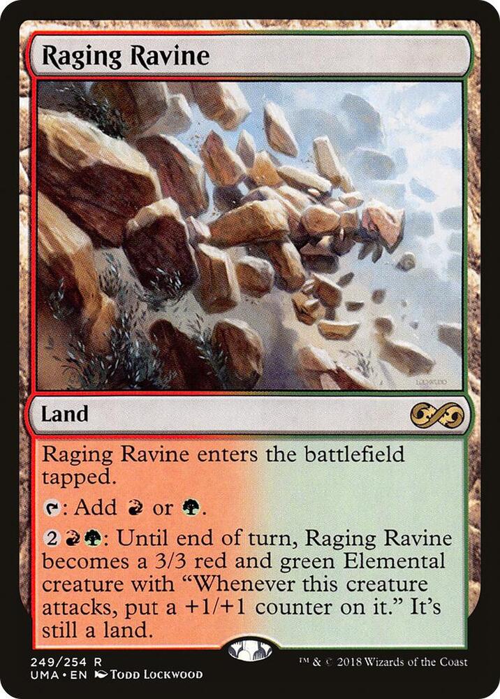Raging Ravine 249 card