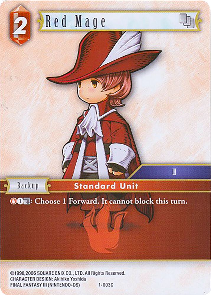 Red Mage (Arc) (Deck Exclusive Cards) — Final Fantasy TCG card