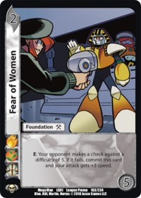 Fear of Women - UniVersus Capcom Casual League Kit trading card