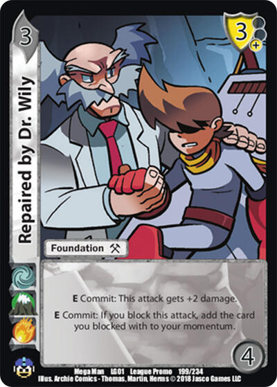 Repaired by Dr. Wily