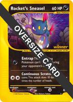 Rocket's Sneasel [Jumbo] #5 from Pokemon Best of Game set