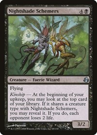 Nightshade Schemers - Morningtide - Magic: The Gathering card
