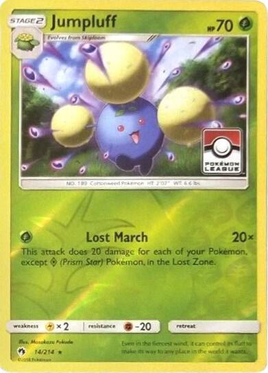 Jumpluff - 14/214 (Pokemon League) 014/214 from League & Championship Cards