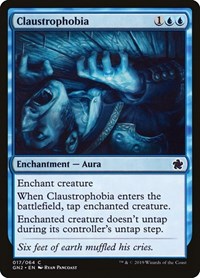 Claustrophobia - Magic Game Night - Magic: The Gathering card