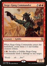 Siege-Gang Commander (Magic Game Night)