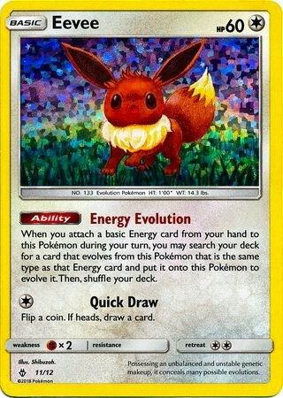 Eevee - 11/12 - McDonald's Promos 2018 - Pokemon