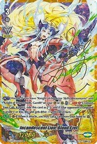 Incandescent Lion, Blond Ezel (URR) (Gold Signature)