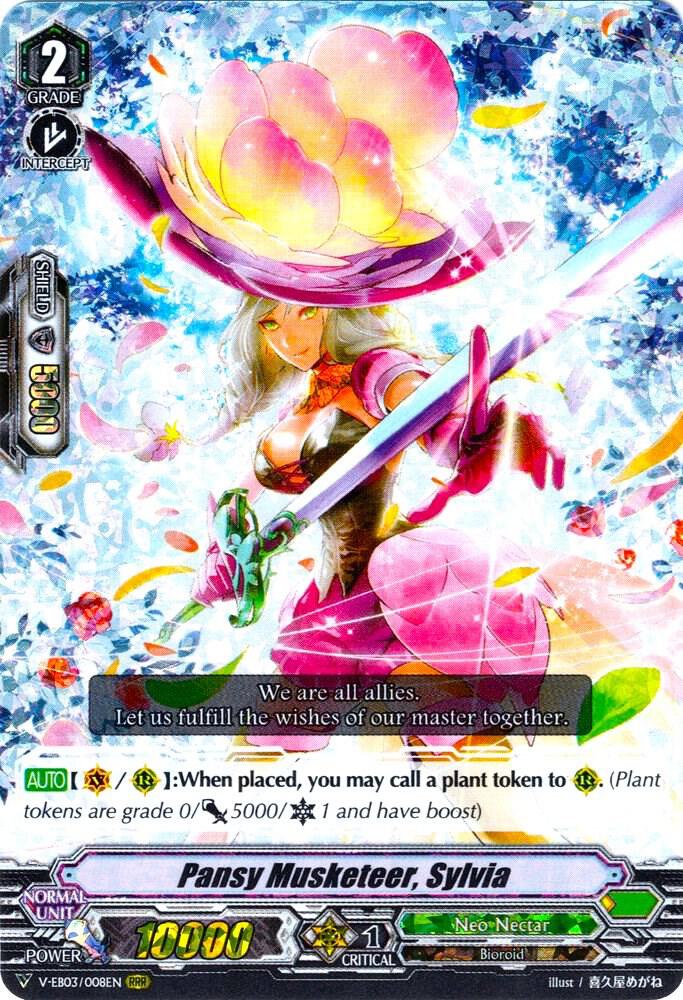 Pansy Musketeer, Sylvia