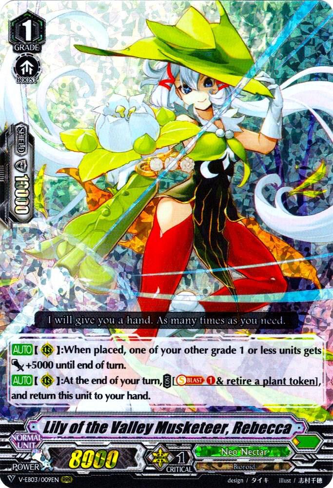 Lily of the Valley Musketeer, Rebecca