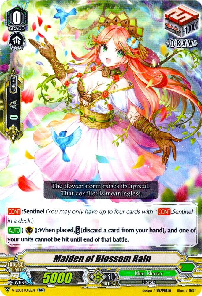 Maiden of Blossom Rain Price & Card Details — V-EB03: ULTRARARE