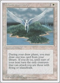 Island Sanctuary - Fourth Edition - Magic: The Gathering card