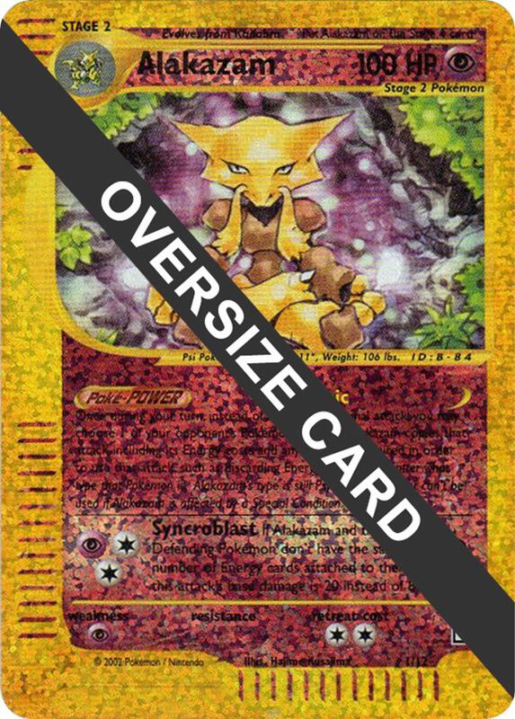 Alakazam - 1/12 (Box Topper) 001/012 from Jumbo Cards