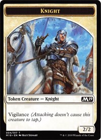 Knight // Thopter Double-Sided Token (Game Night)