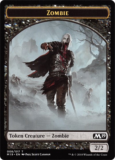 Zombie // Thopter Double-Sided Token (Game Night)