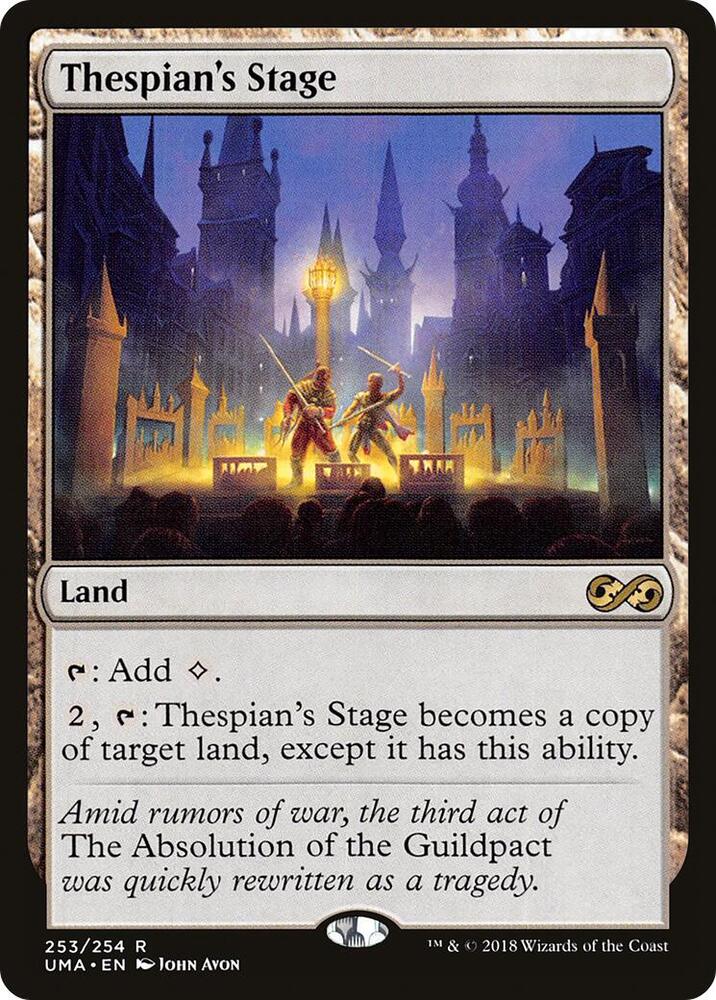 Thespian's Stage 253 card