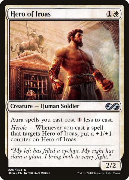 Magic the Gathering [179] ULTIMATE MASTERS Single Card - 020/254 : Hero of Iroas