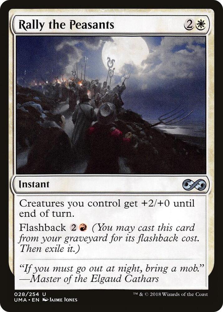 Rally the Peasants 28 card