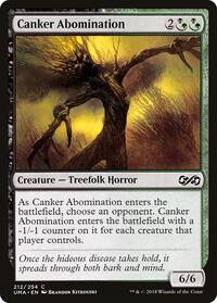 Canker Abomination - Ultimate Masters - Magic: The Gathering card