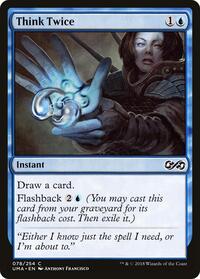 Think Twice - Ultimate Masters - Magic: The Gathering card