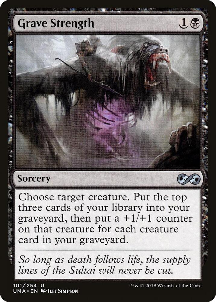 Grave Strength 101 card